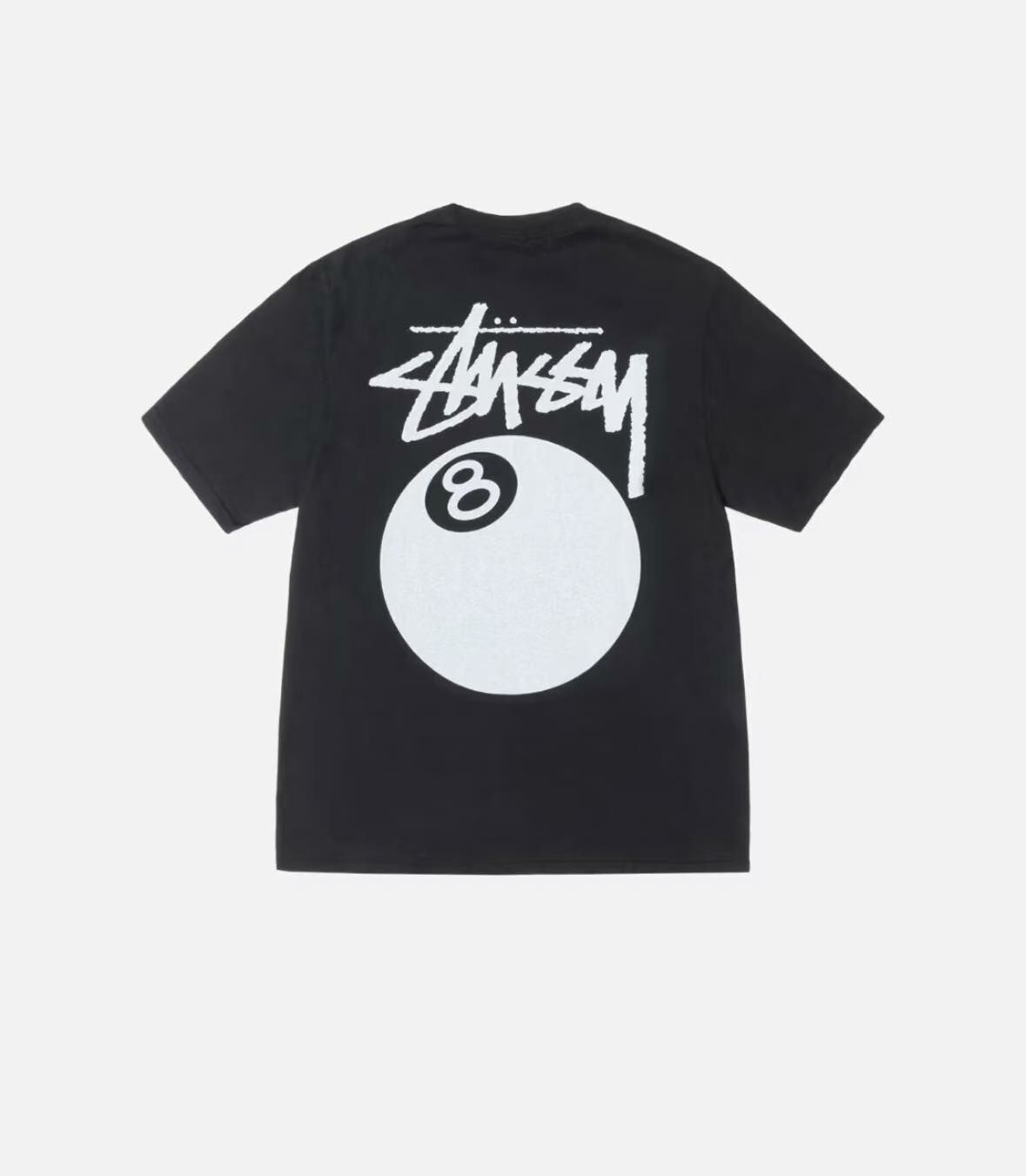 現貨  Stussy 八號球 短袖 黑色  白色