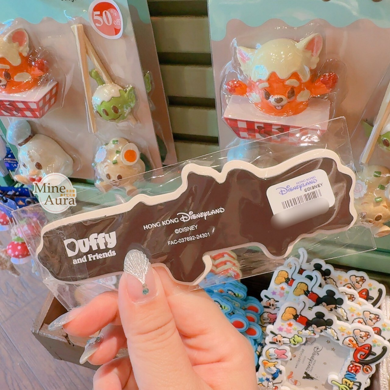樂園限定 達菲 Duffy 與好友們 圖案 造型 磁鐵 掛飾 -香港迪士尼樂園