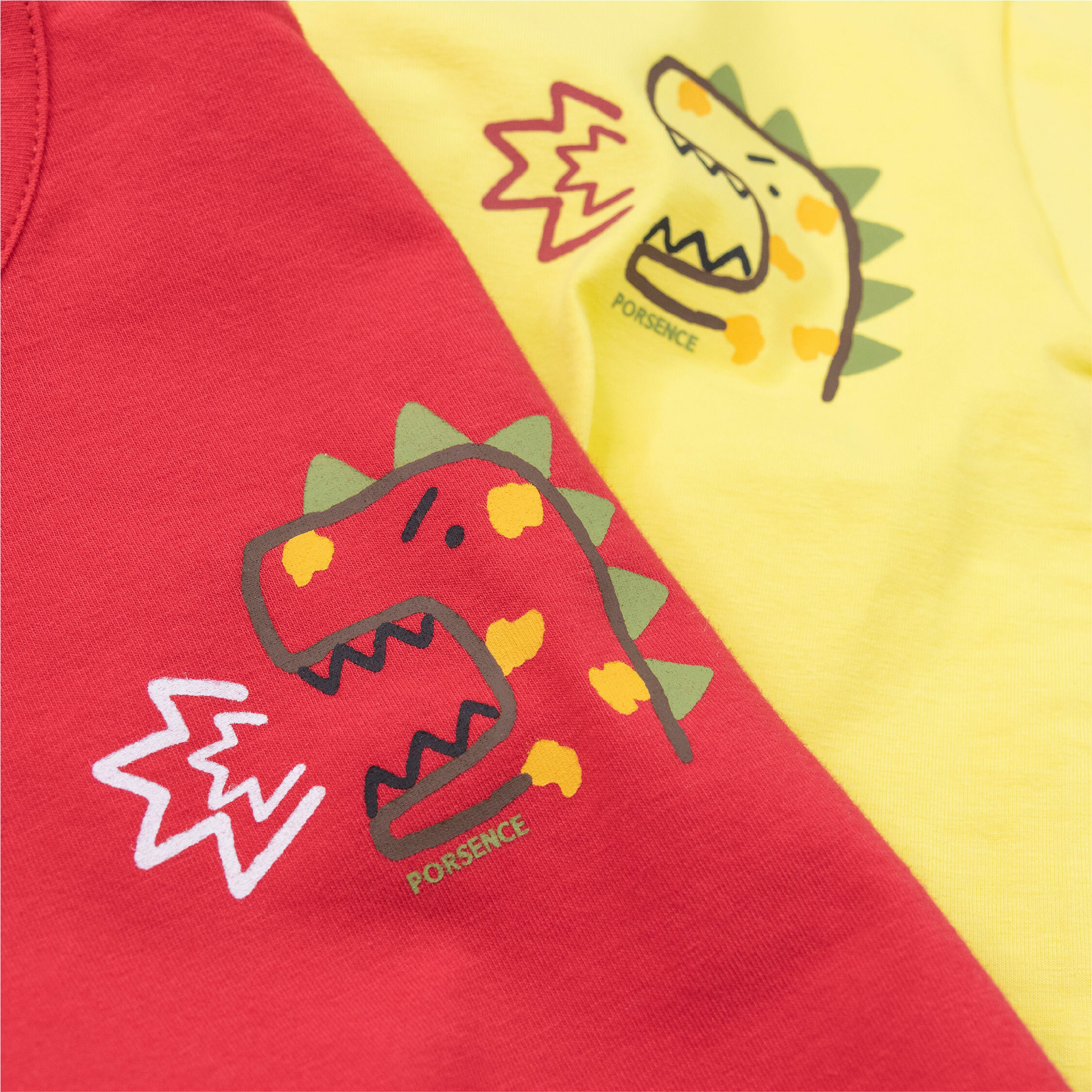 波紳士【12035】嘎嘎叫恐龍印花上衣＊二色