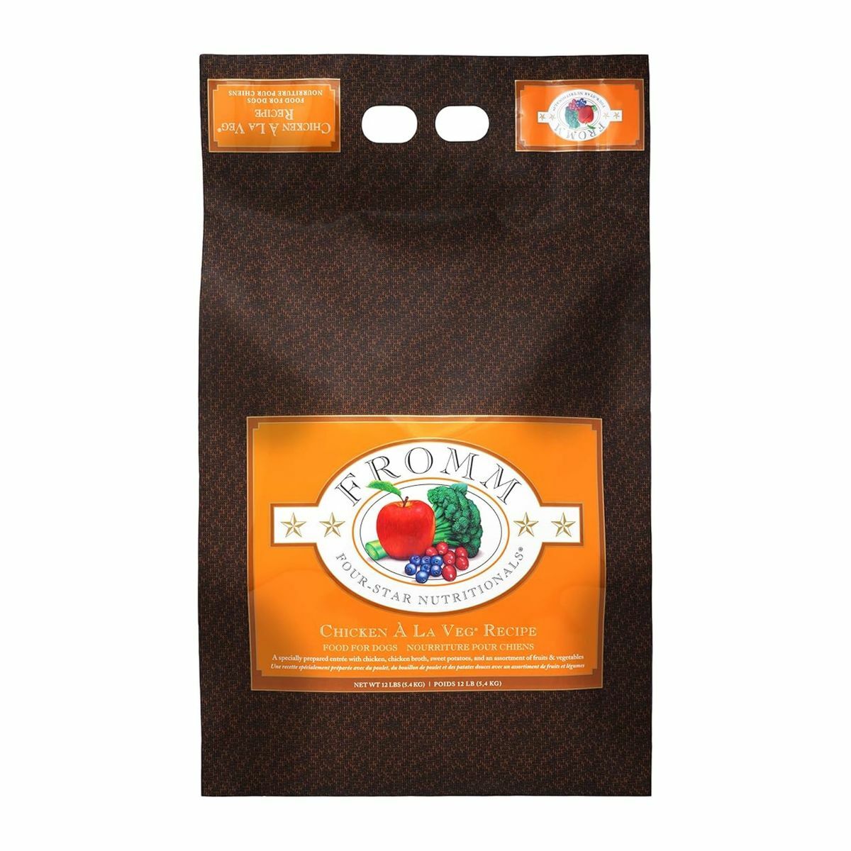 Fromm 雞肉魚蔬菜狗糧 [黑橙] 12LB