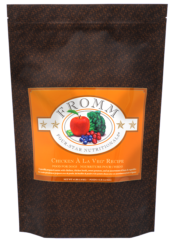 Fromm 雞肉魚蔬菜狗糧 [黑橙] 4LB