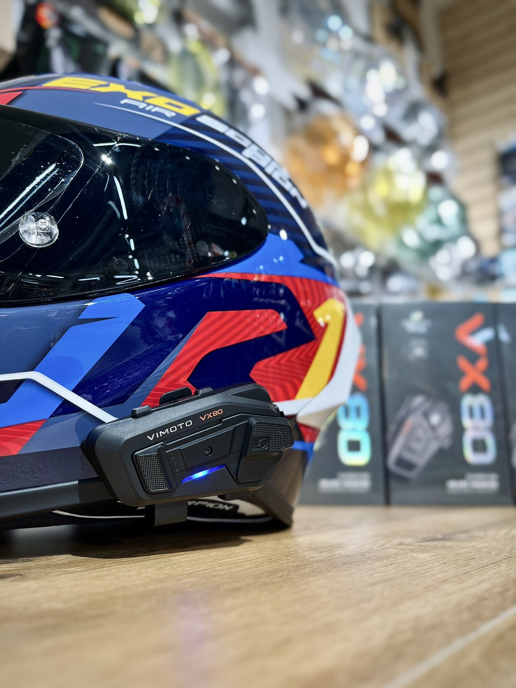 VIMOTO 維邁通 VX80 安全帽藍牙耳機 騎士 對講 網狀通話