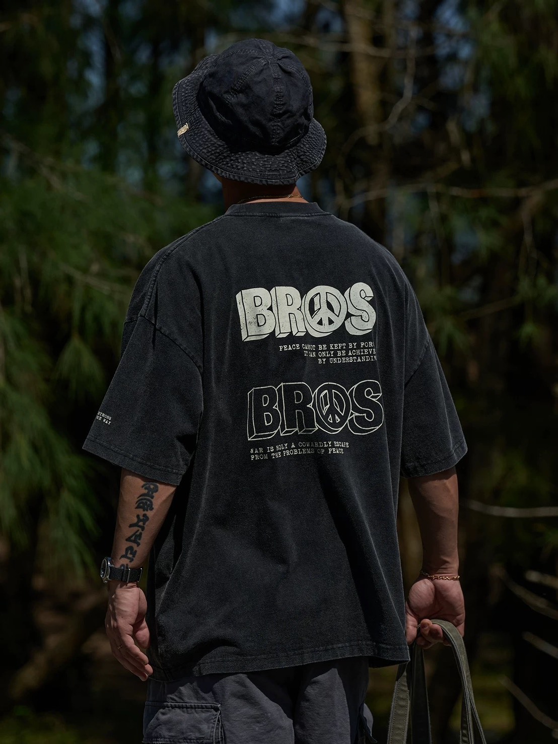 #預購 Broshood 25SS 日系寬鬆 圓領休閒 印花logo短袖 三色