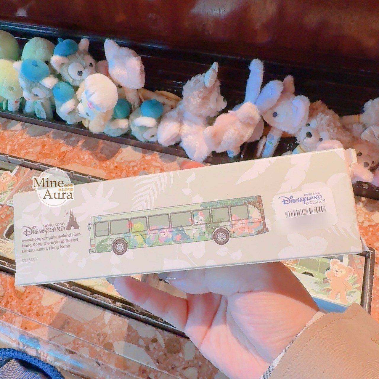 樂園限定 達菲 Duffy 與好友們 圖案 巴士 汽車 模型 -香港迪士尼樂園