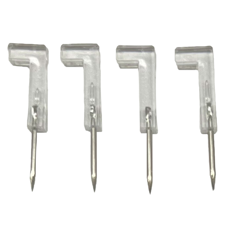 釘式掛勾/折釘風 透明 4入 約1.5cm