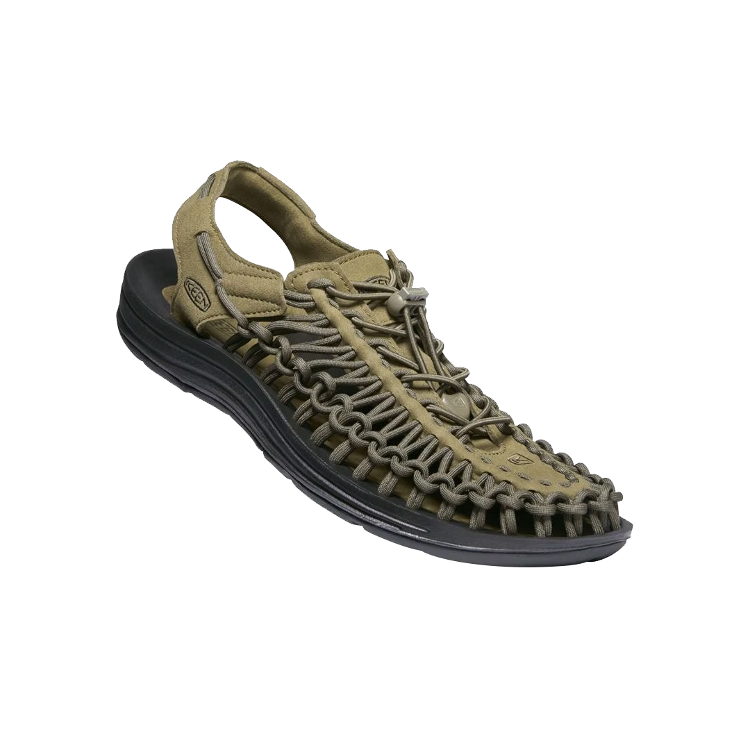 KEEN 美國 UNEEK繩編運動涼鞋 男款 (橄欖綠色/黑色) 30K23381