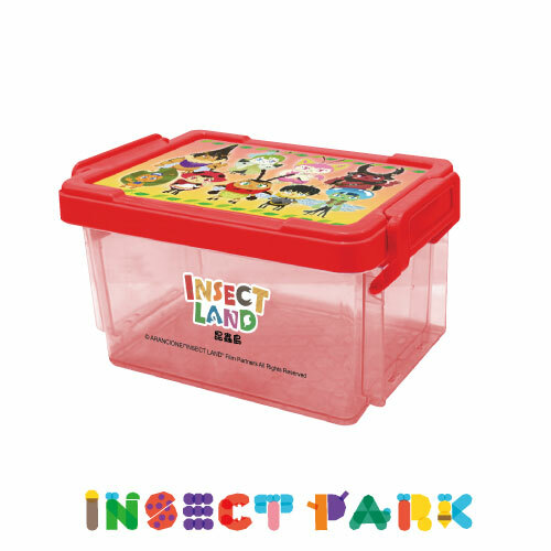 Insect Park 昆蟲島-迷你儲物盒(1入/個)  綠、黃、紅