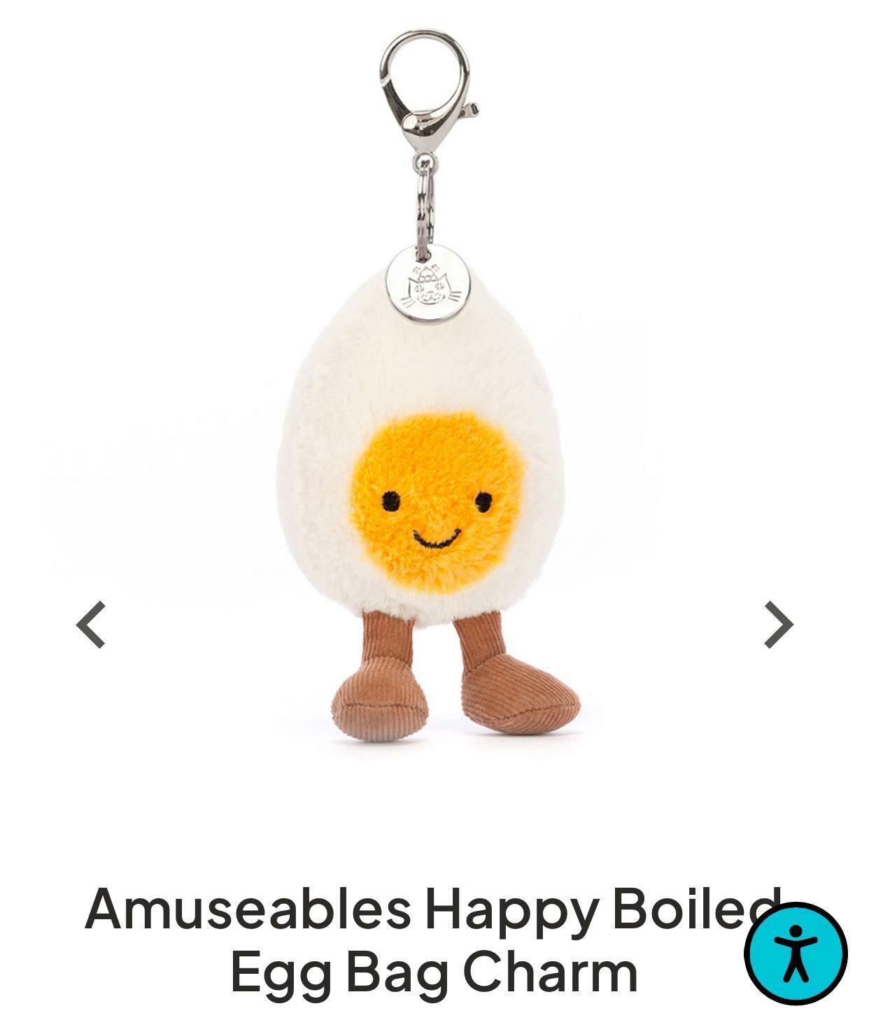 Jellycat 烚蛋形袋扣