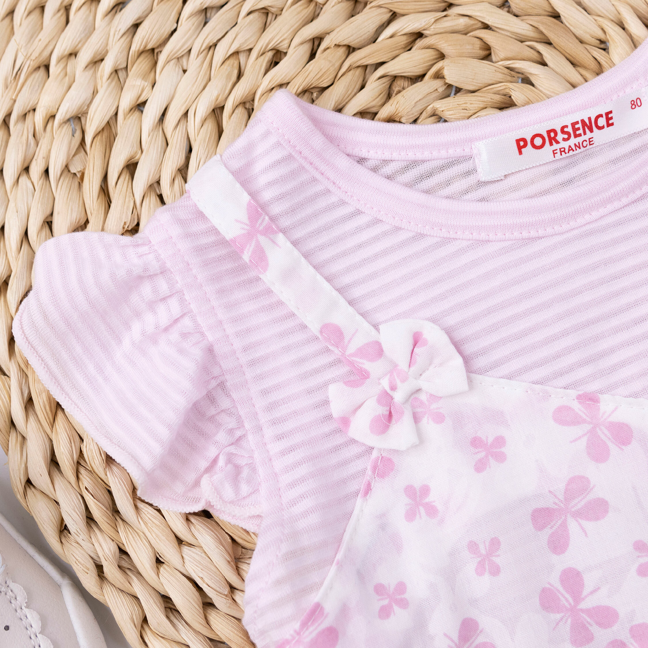 波紳士【12041】兔兔浪漫花園假兩件上衣＊二色