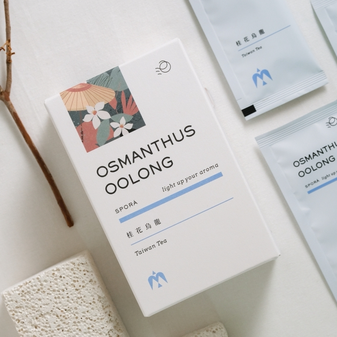 【泊露茶事】桂花烏龍茶包盒 (12包)