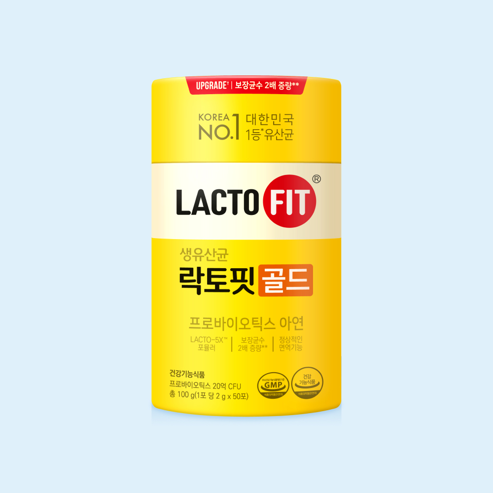 鐘根堂 LACTO-FIT 黃金益生菌5X配方 LACTO-5X Probiotics Gold（2g*50ea）