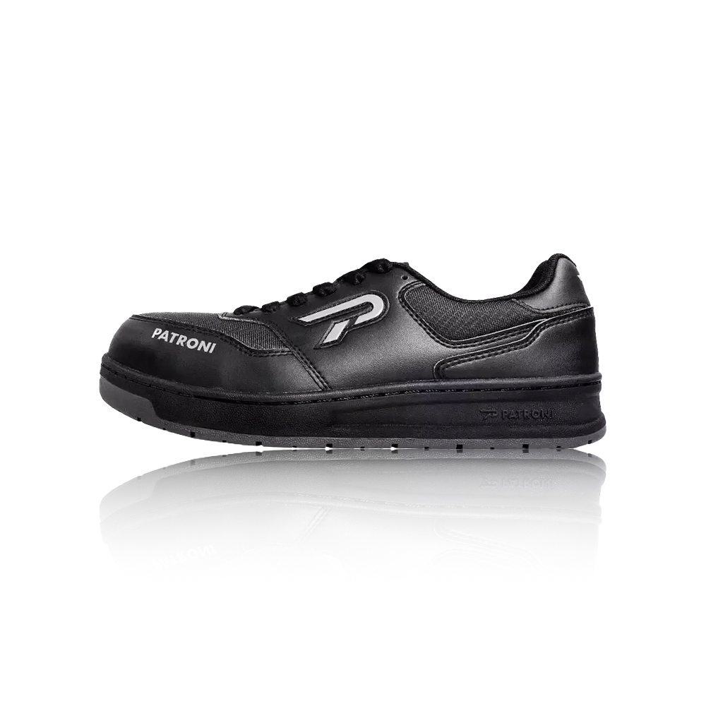 PATRONI 鬆板鞋 SF2326BLK 鞋面防水絕緣安全鞋