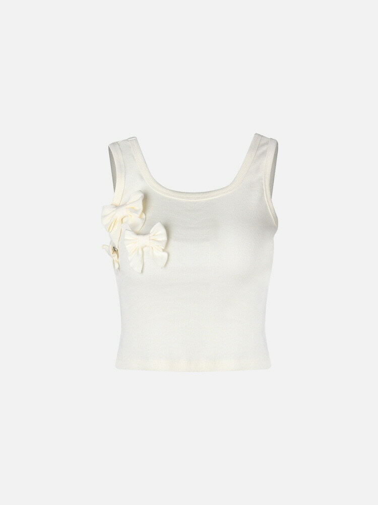 [GATELESS] RIBBON POP SLEEVELESS