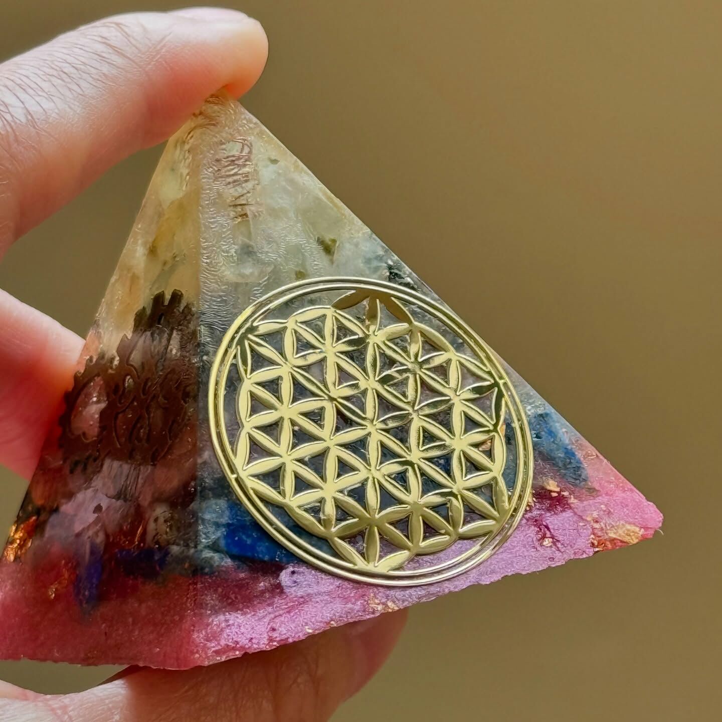 [原石] 靈性圖騰 浮雕貼紙 生命之花、嗡、斯里壇城