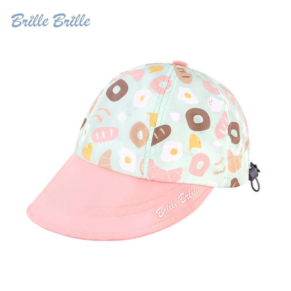 【Brille Brille】UPF50+ 物理防曬 寬簷 兒童棒球帽 - 美好一天