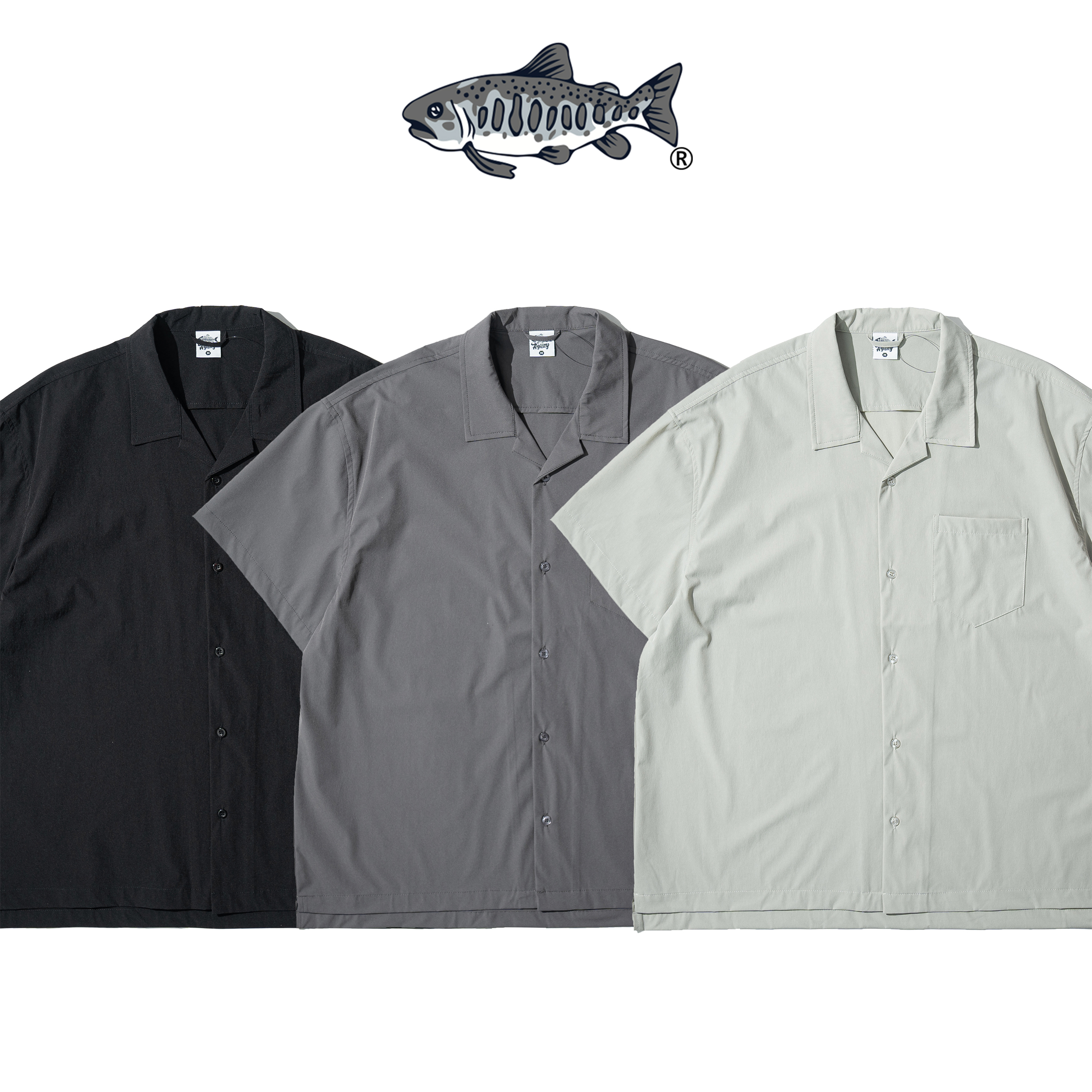 AGILITY Cuban Collar Shirts 基礎 古巴領 短袖襯衫 [AS68]