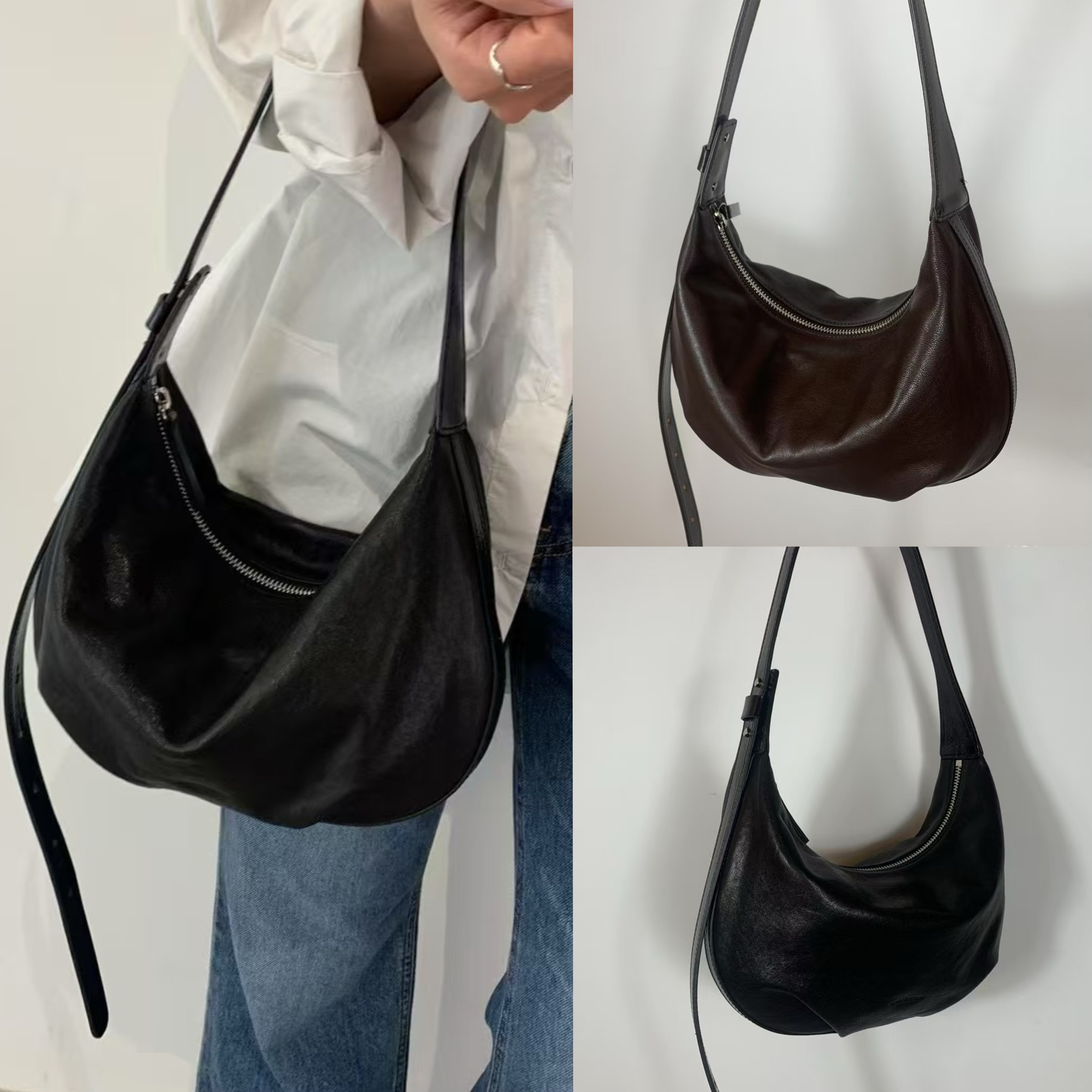 [ bucks&leather ] Dumpling Bag S