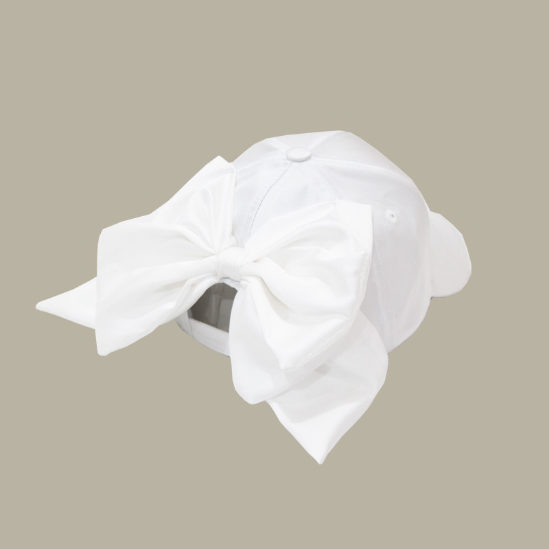 蝴蝶結棒球帽  三色