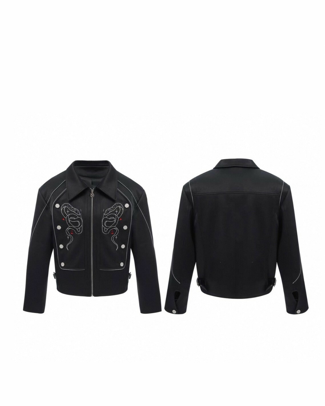 ARGUE 蛇鱗 刺繡 亮片 #外套