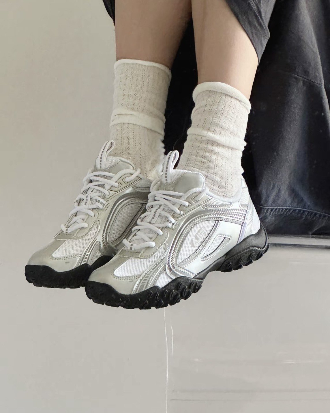 【預購】FILA 時尚百搭 芭蕾鞋 銀器灰 F12W432106FSW