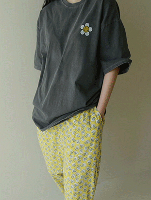 ᴴᴼᵀ ▸▸店長推薦◃◃ 春夏新款/小花美式水洗長版上衣 MANIFEST正韓🇰🇷