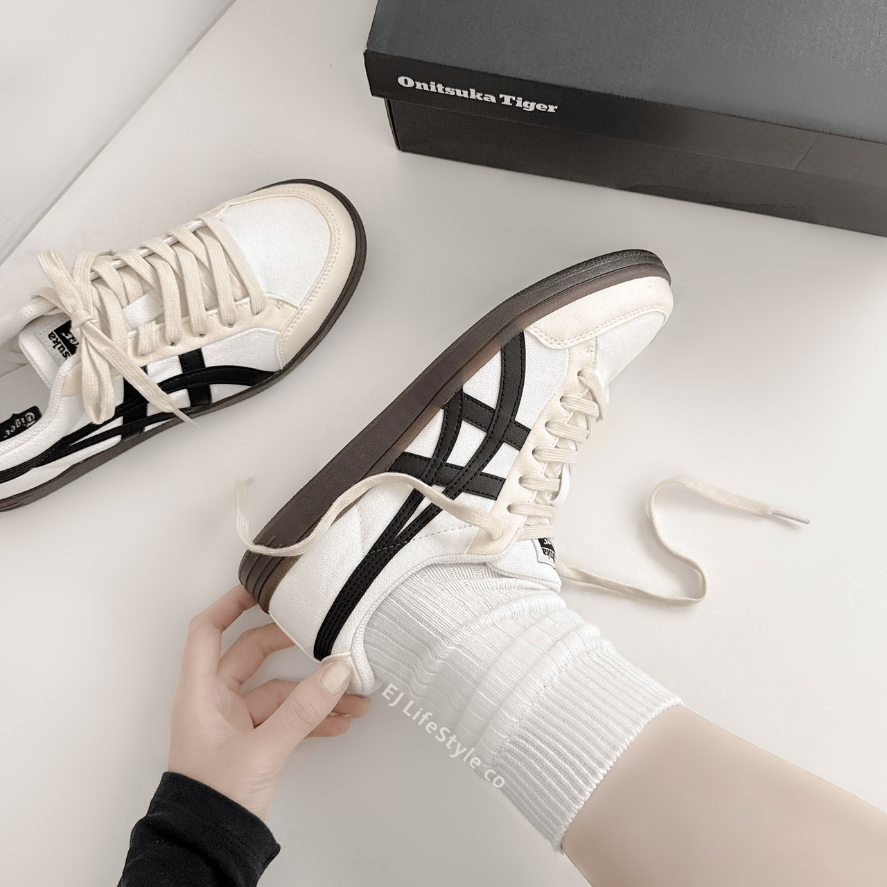 Onitsuka Tiger Advanti 鬼塚虎 奶油焦糖 小白鞋 黑 白 咖啡 米白 男女鞋 1183B799-101 / 現貨+預購