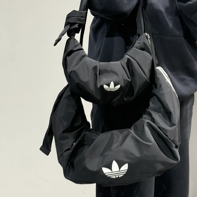 ADIDAS 皺摺牛角包 手提/斜孭/側孭 3WAYS