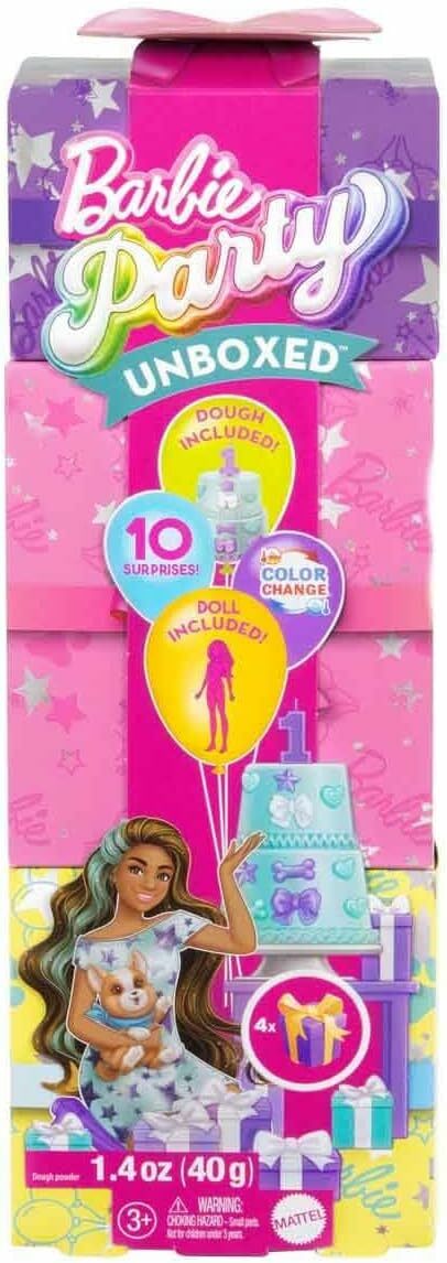 《 MATTEL 》  芭比派對系列-星星生日派對(內容隨機)