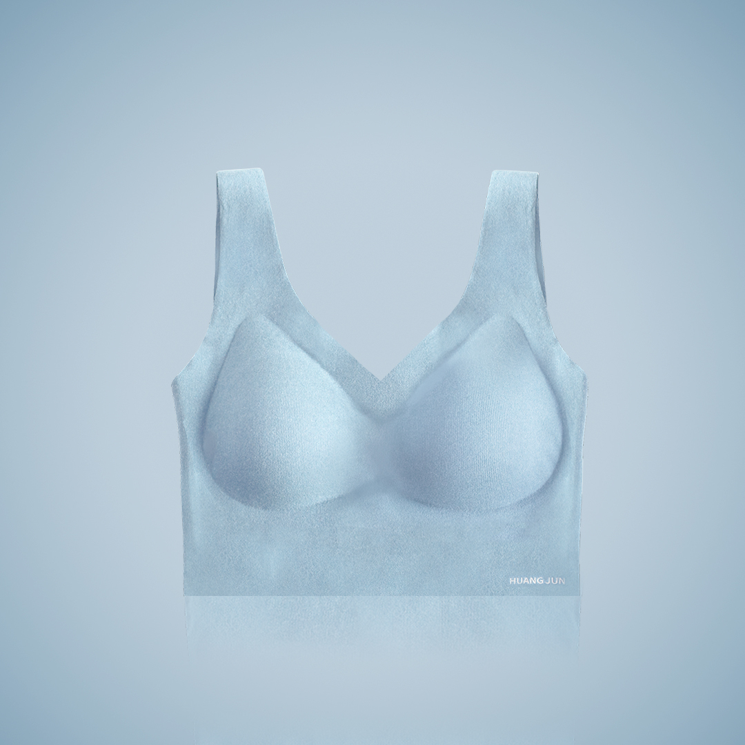 倍暖絨BRA短版背心-寶寶藍