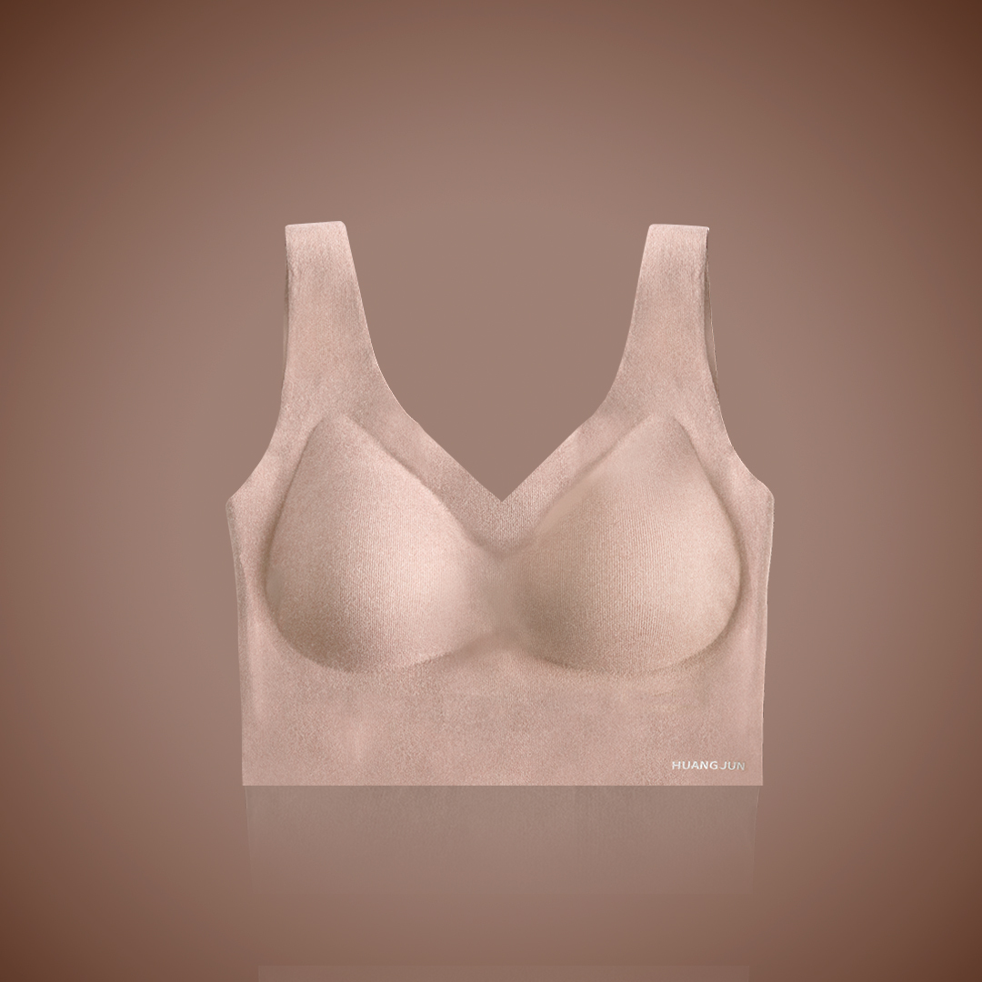 倍暖絨BRA短版背心-可可