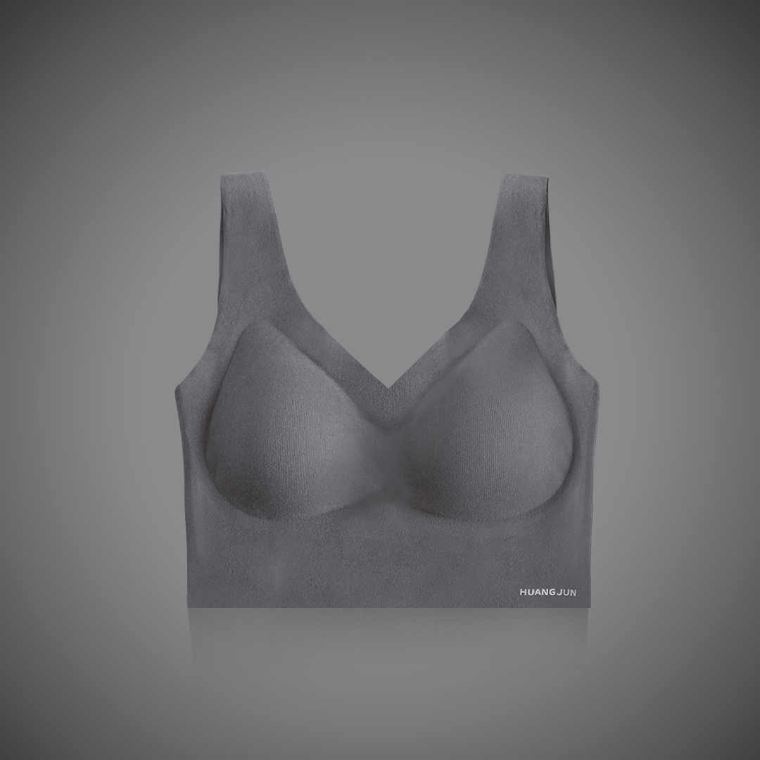 倍暖絨BRA短版背心-深灰