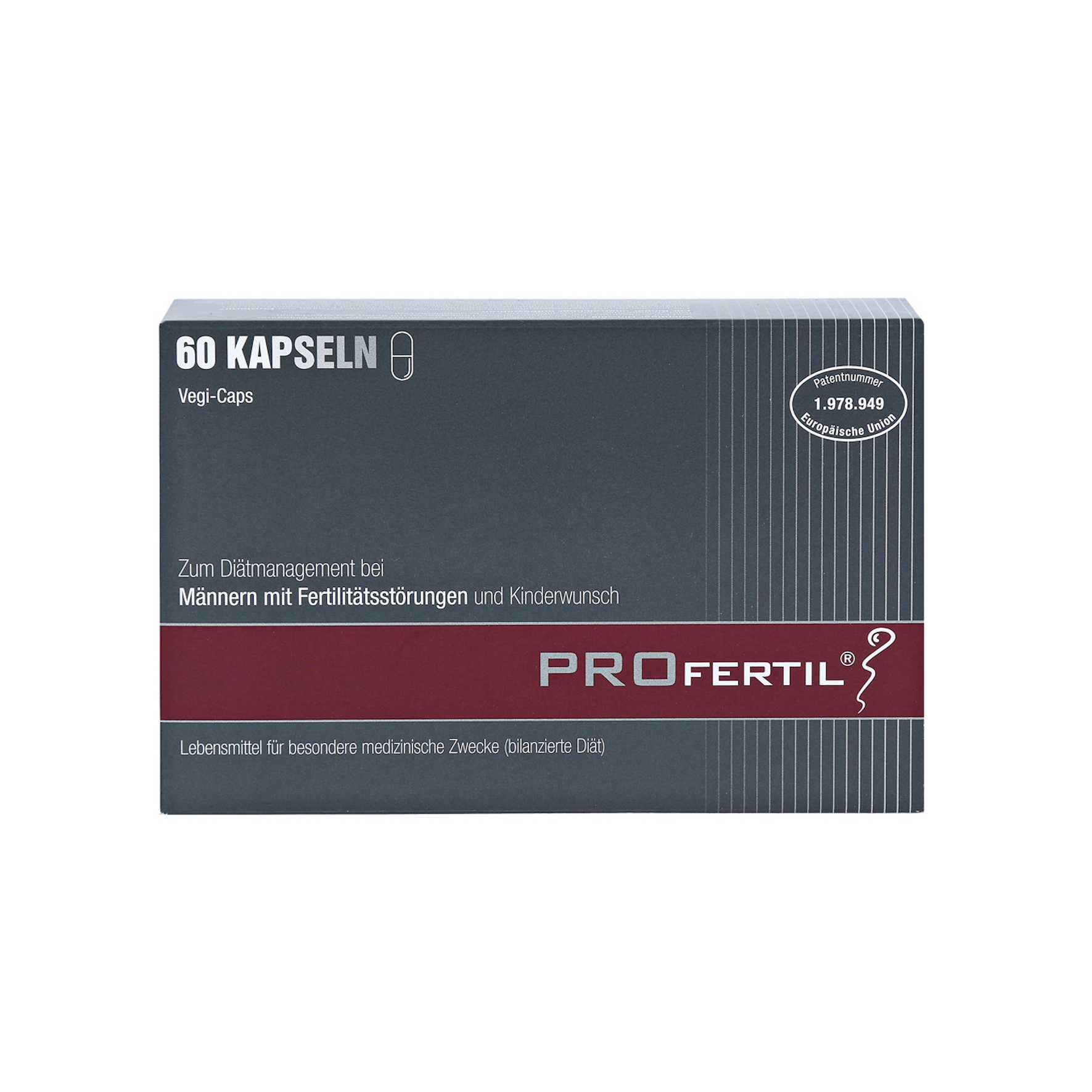 PROFERTIL Men's Nutritional Supplement Capsules 60 Vegetarian Capsules (exp:6/2026)