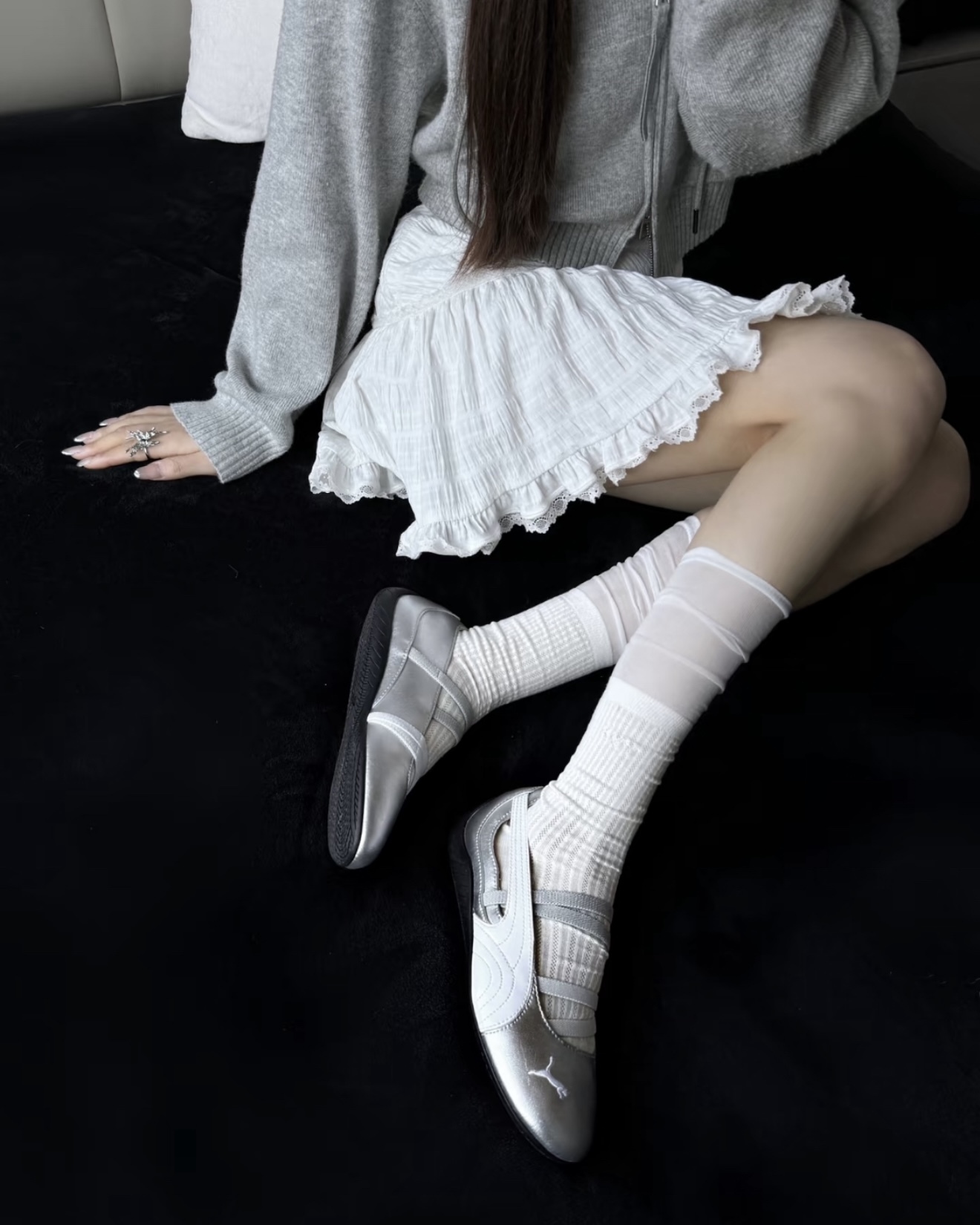 【Focus Store】部分現貨 Puma Speedcat Ballet "Silver White" 銀白色 芭蕾舞鞋 401581-01