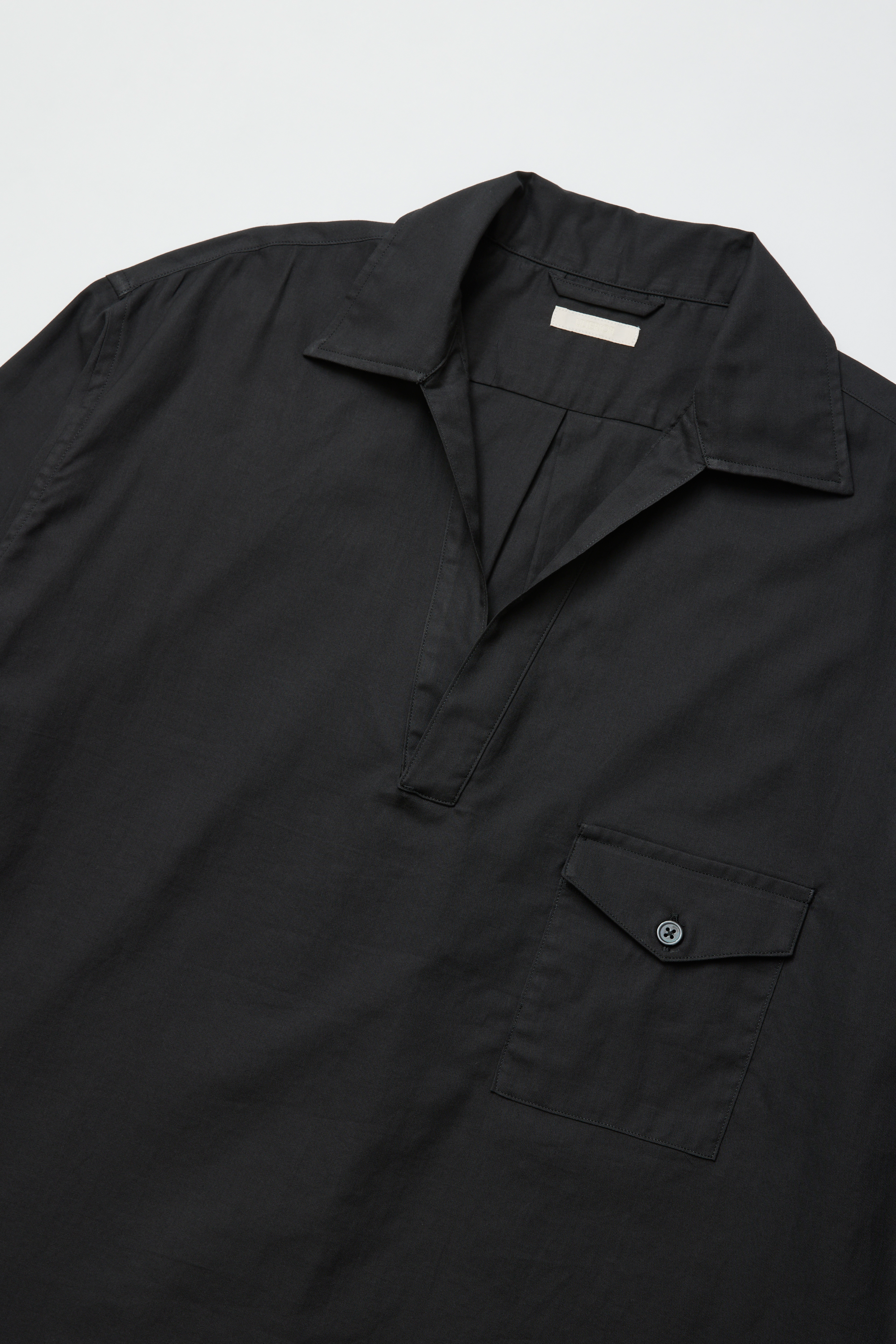 ULTERIOR POWDERY SOFT TWILL SKIPPER SHIRT (2COL)