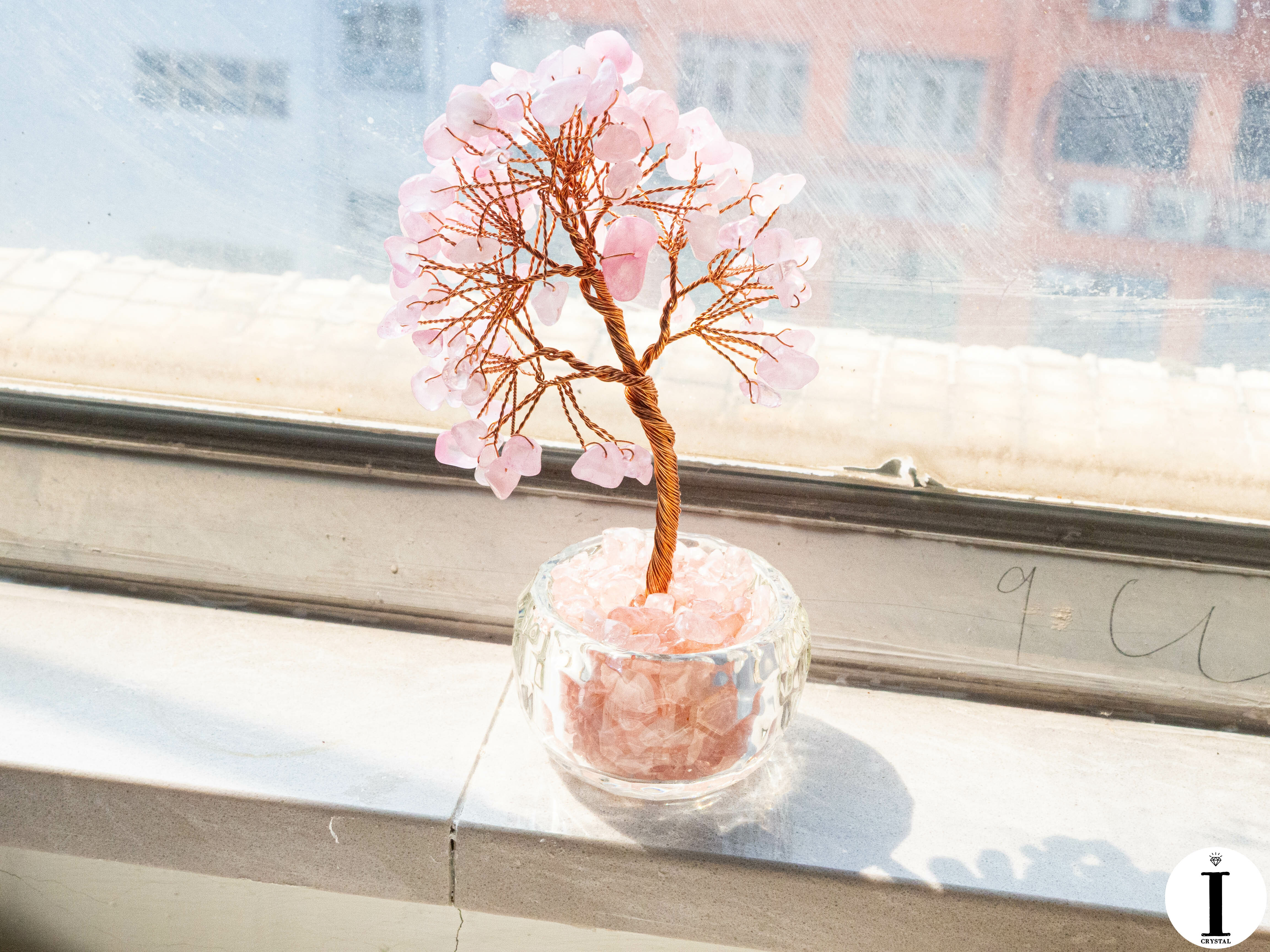 粉晶擺件(樹)   - 有藏式師傅開光 (一年效)