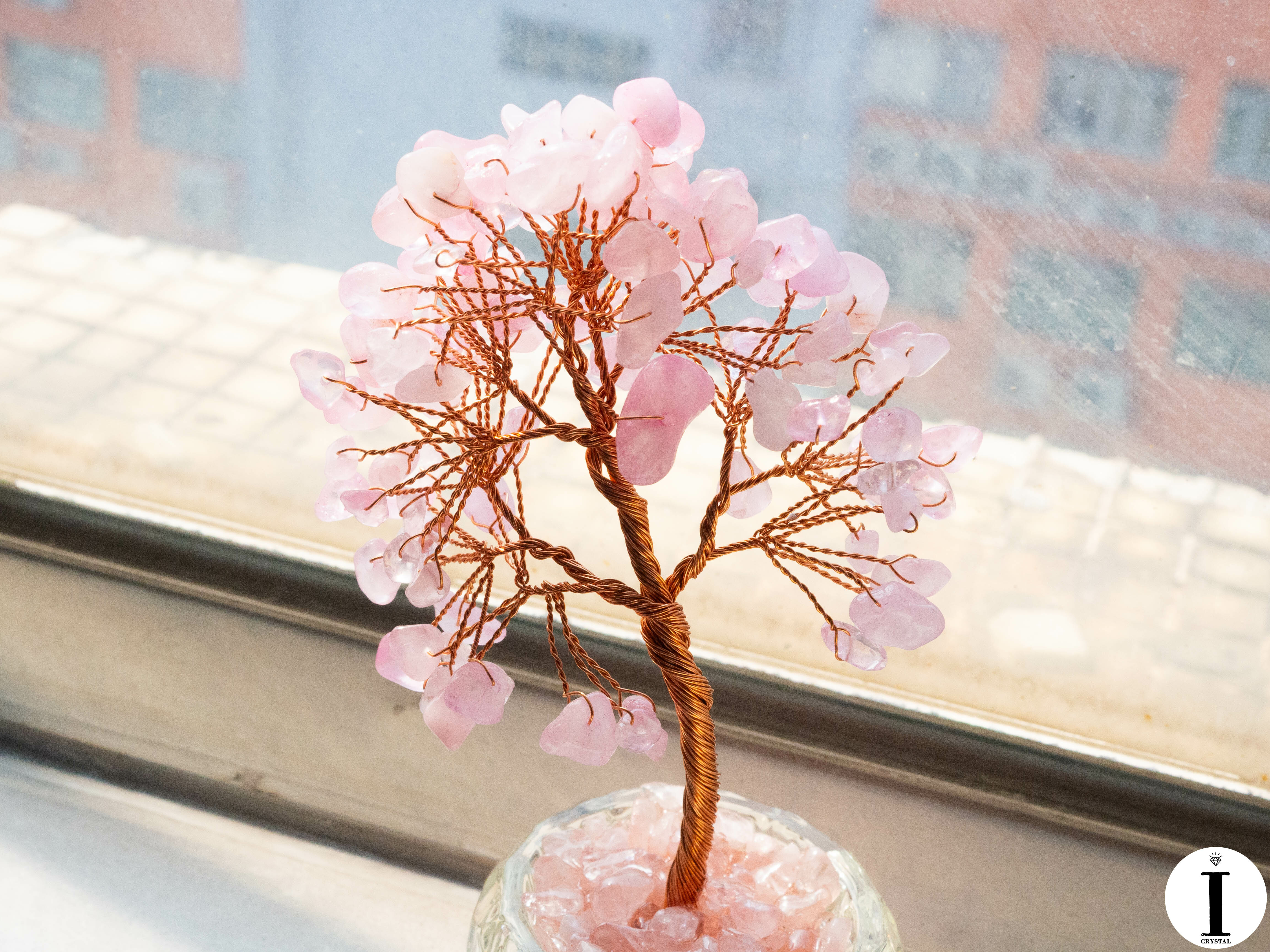 粉晶擺件(樹)   - 有藏式師傅開光 (一年效)