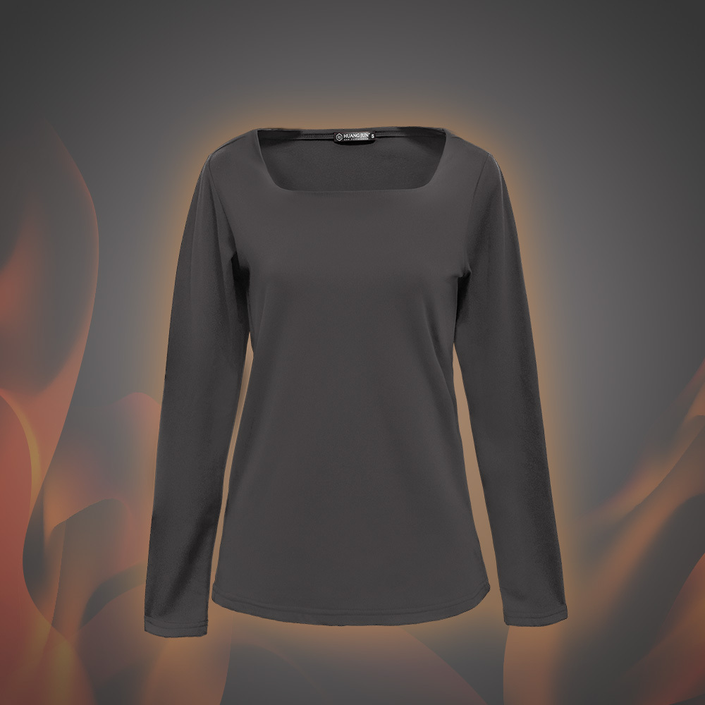 【方領】速暖絨保暖衣3.0-深灰