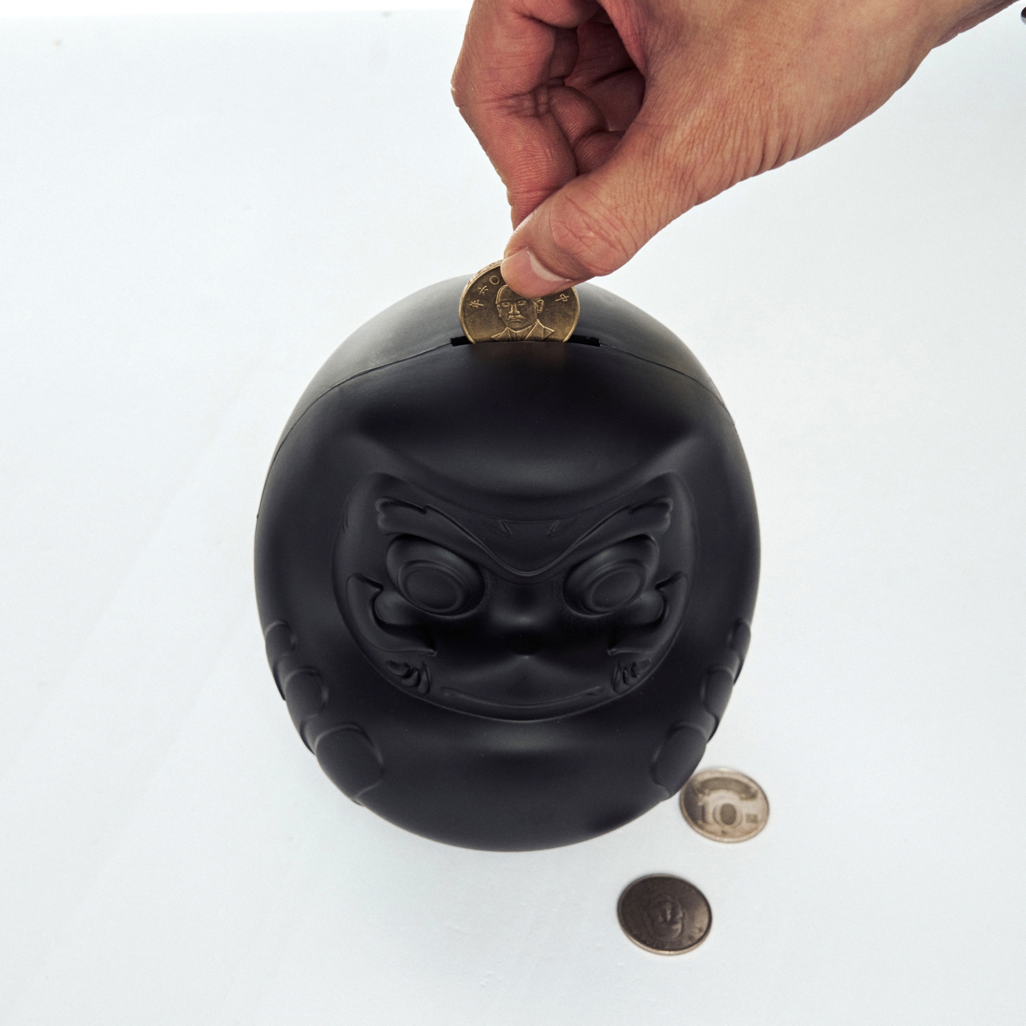 XCTRL 元気DAMO存錢筒達摩-消光黑