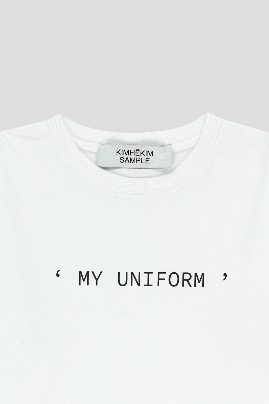 KIMHEKIM｜MY UNIFORM 品牌標誌印花T恤