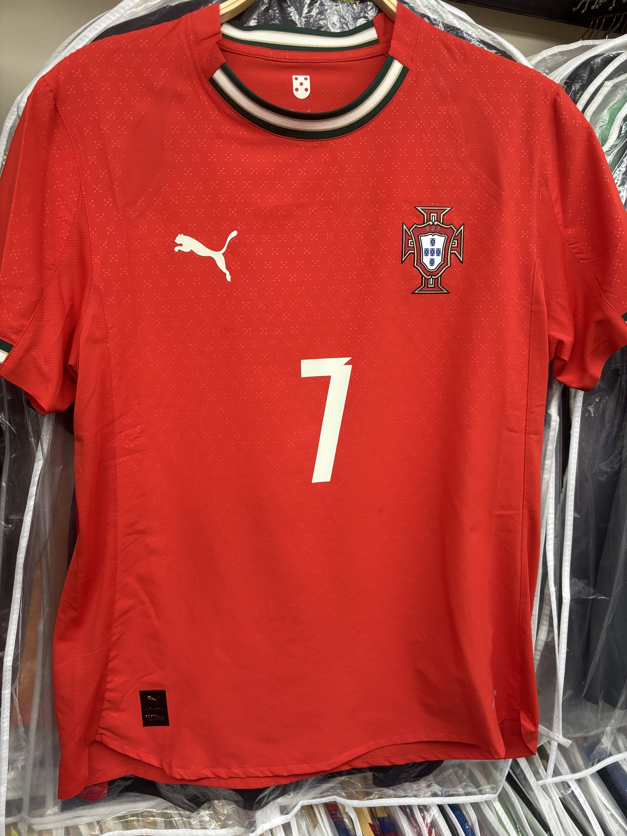 2025葡萄牙國家隊C朗拿度主場球員版球衣