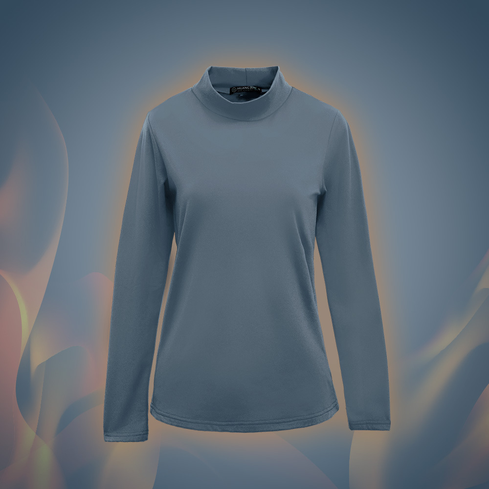 【立領】速暖絨保暖衣3.0-玄青