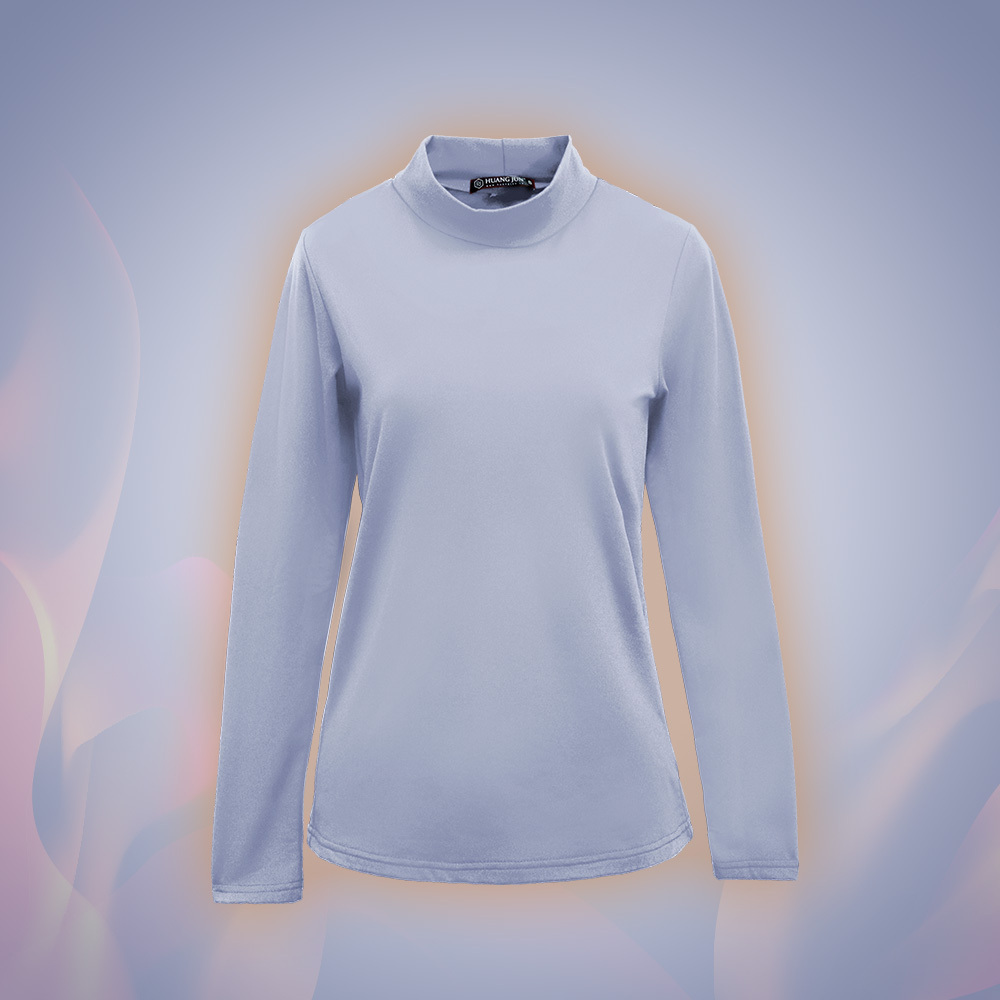 【立領】速暖絨保暖衣3.0-霧霾藍