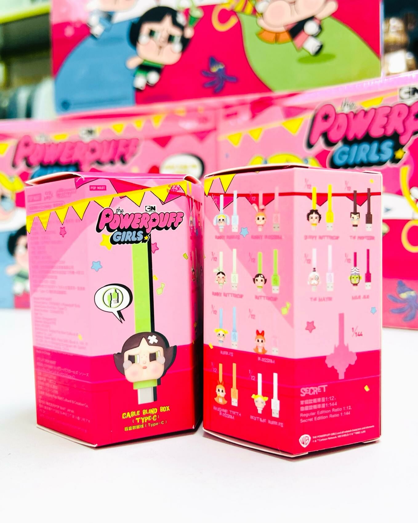 CRYBABY × Powerpuff Girls Series Cable Blind Box(Type-C)  ( POPMART )