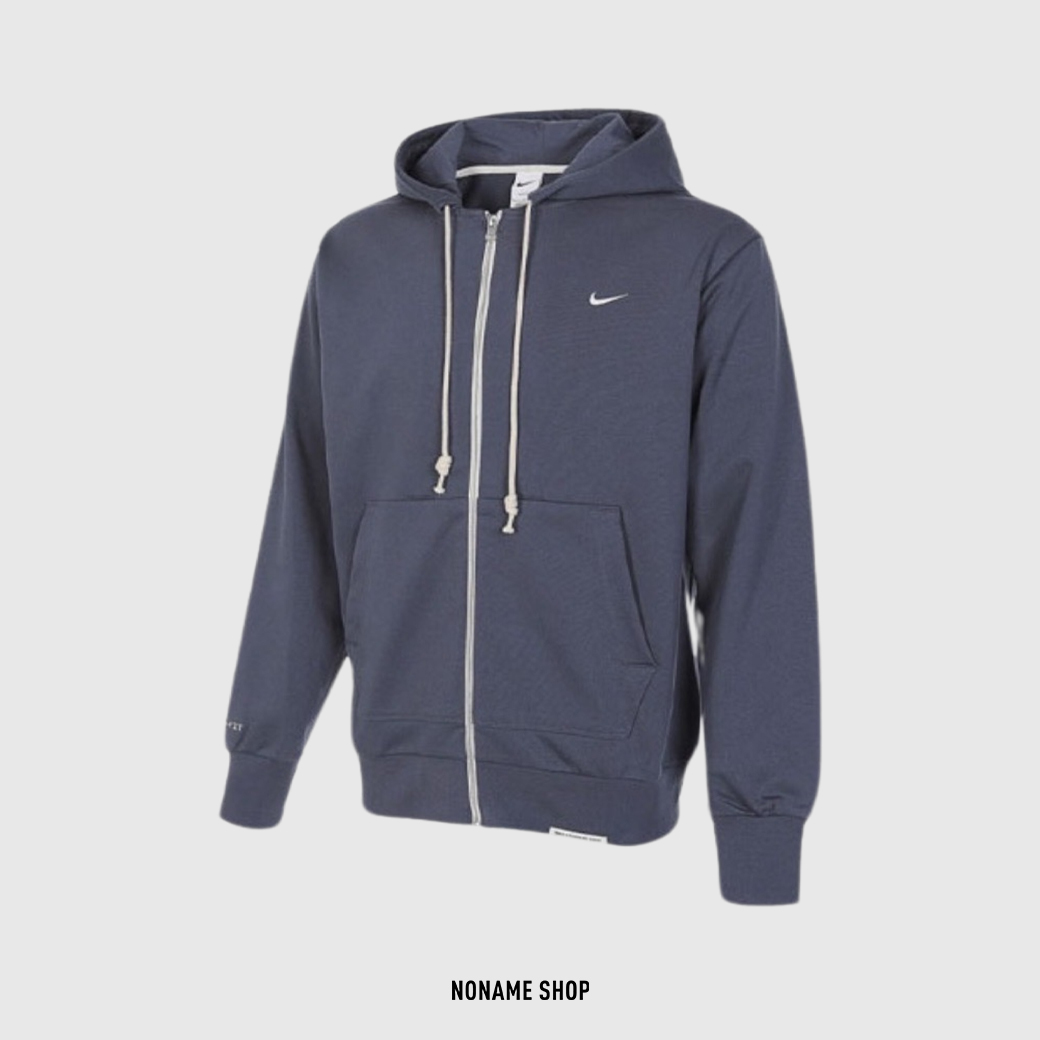 NIKE DIR-FIT STAND ISSUE HOODIE 小勾 連帽 外套 莫蘭迪藍 (男款)