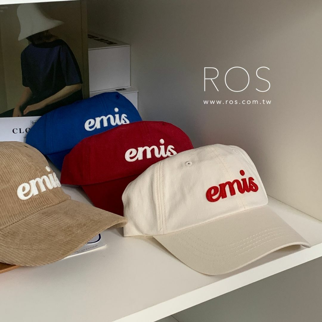 Emis Applique 刺繡Logo棒球帽 (4colors)