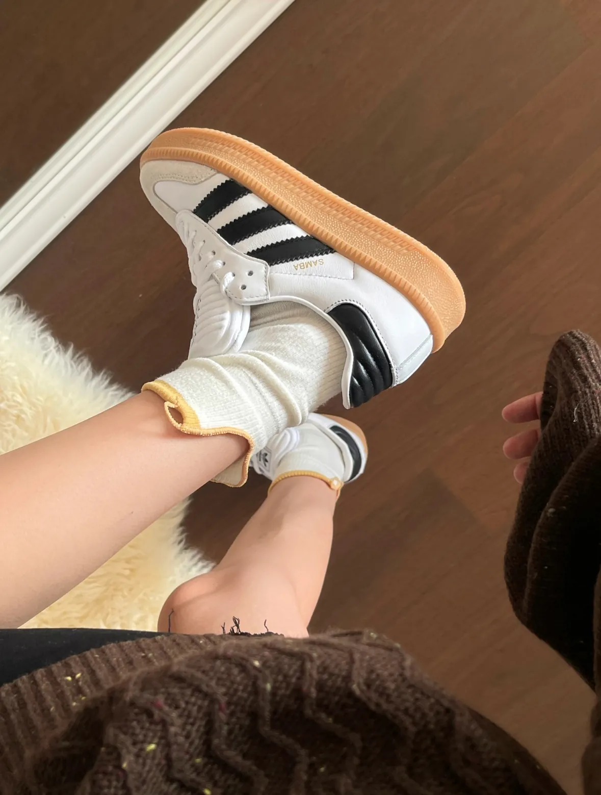 【代購】Adidas Samba Xlg White Black Gum