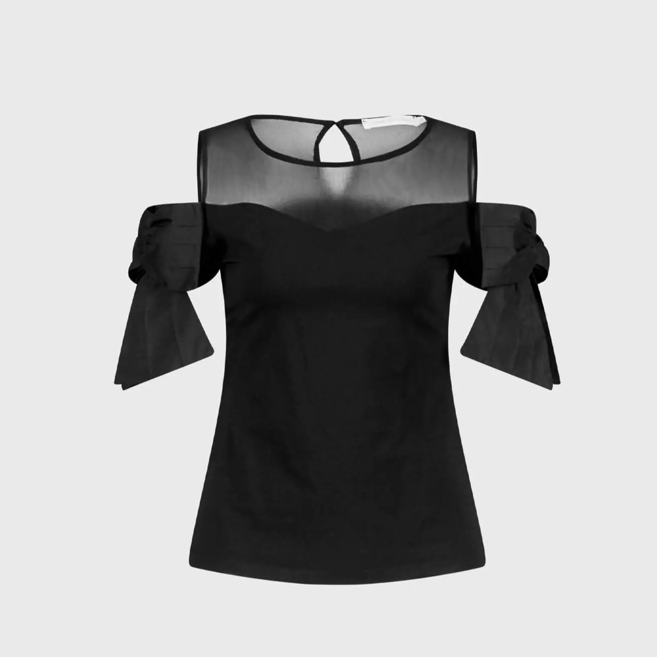 1AN0320-127 ANNE FONTAINE Virtyl Top Black (C-EU-E)