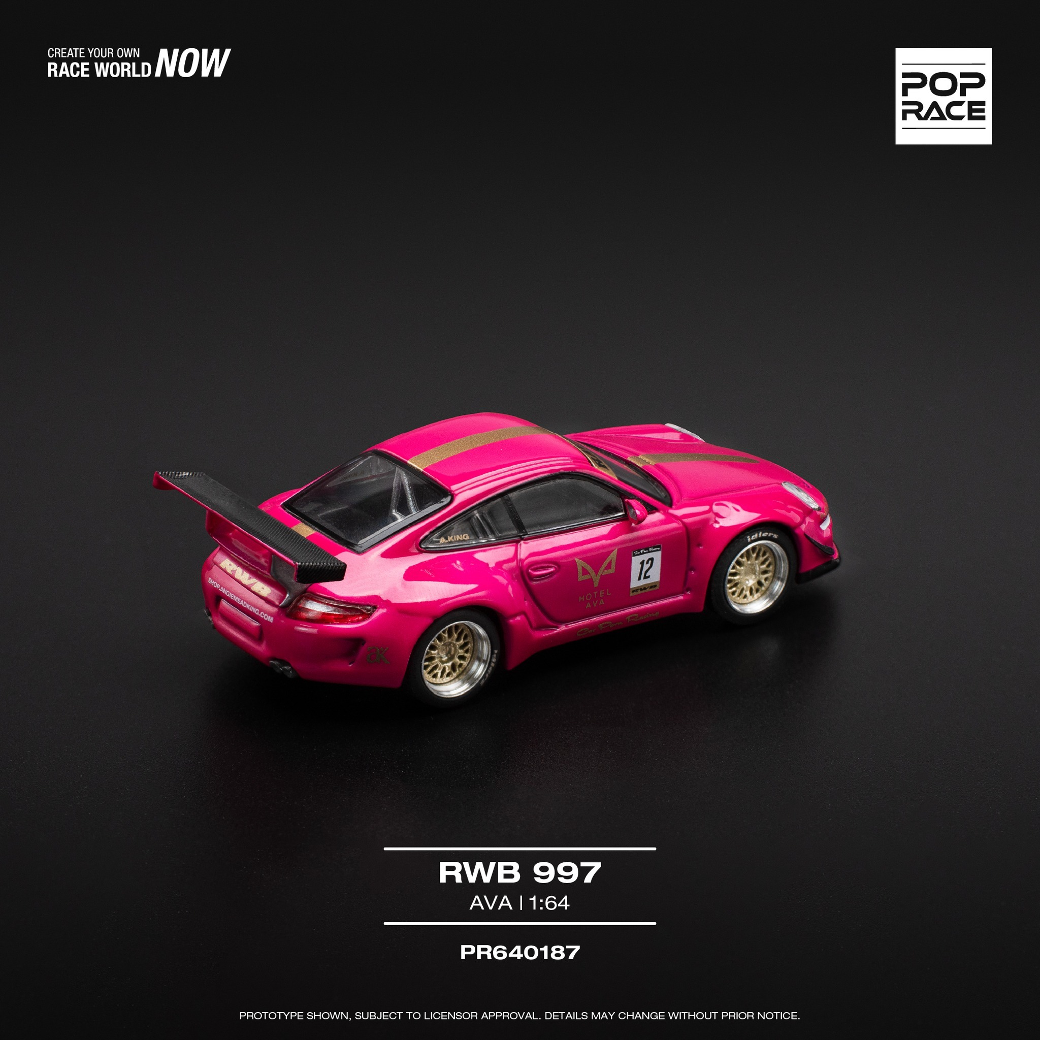 【預訂】Pop Race RWB 997 AVA