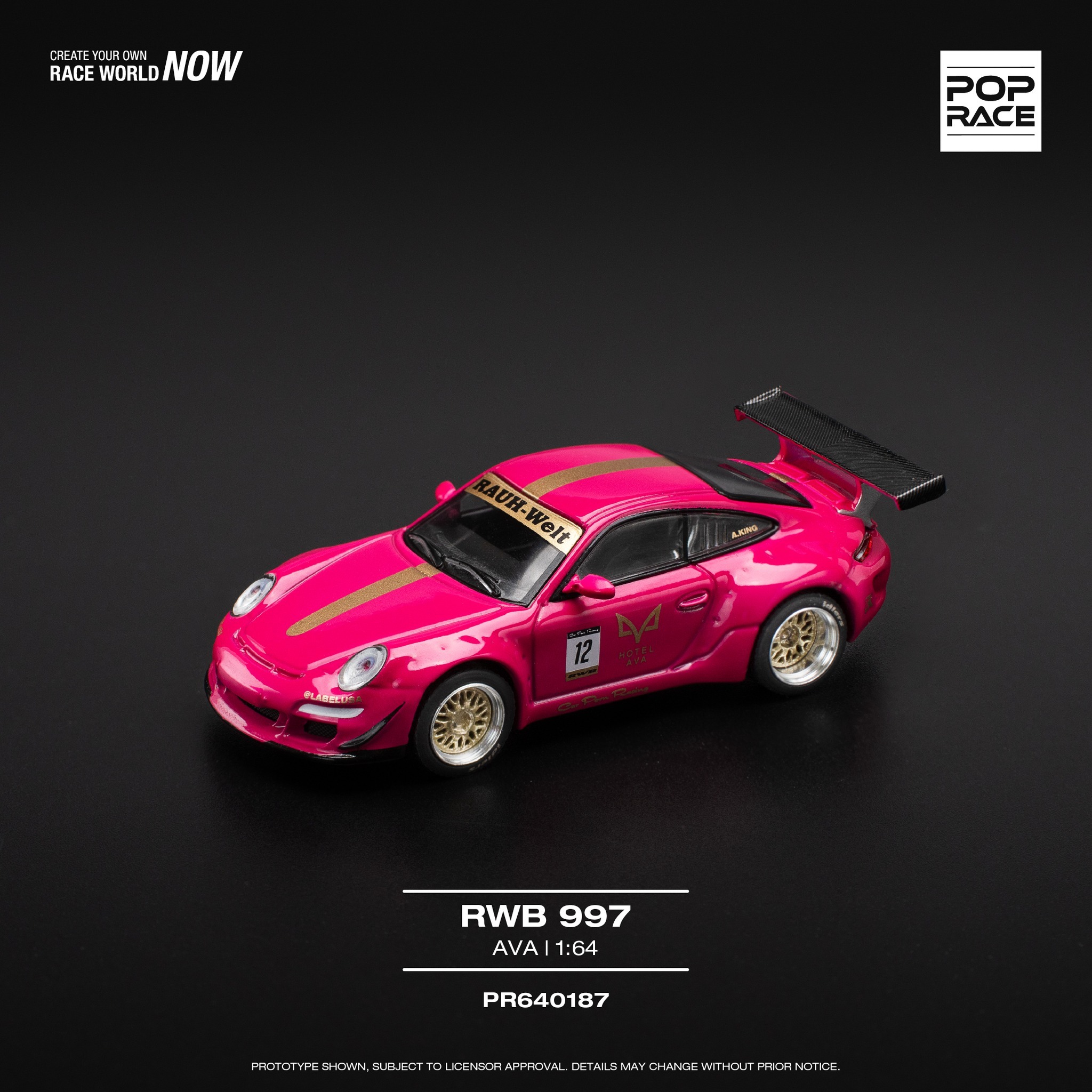 【預訂】Pop Race RWB 997 AVA