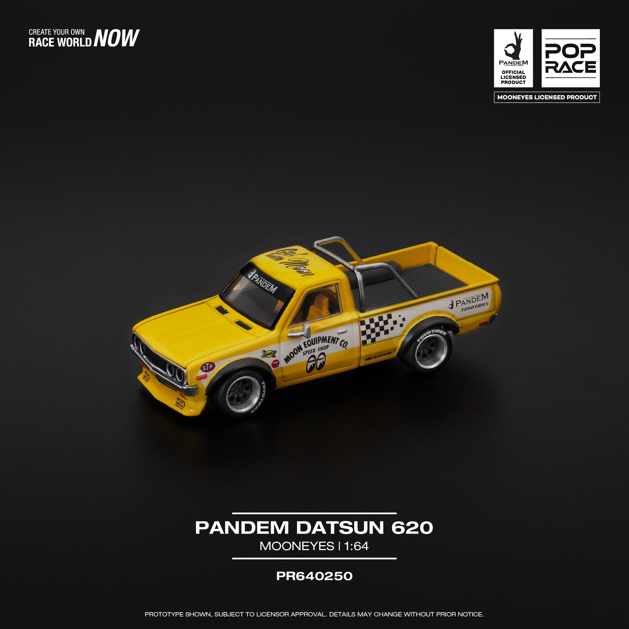 【預訂】Pop Race Pandem Datsun 620 Mooneyes